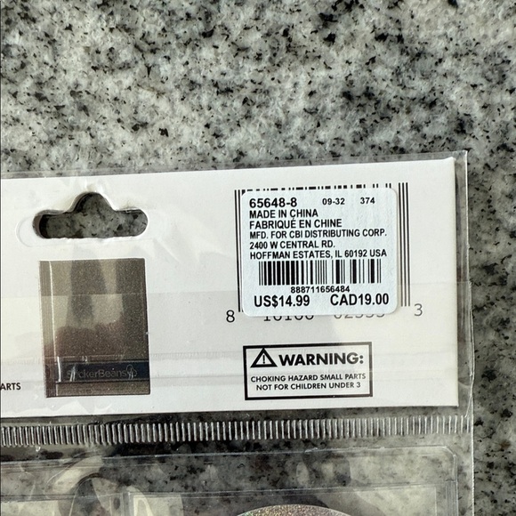 Claire's Multicolor Sticker Beans Set - Picture 2 of 5